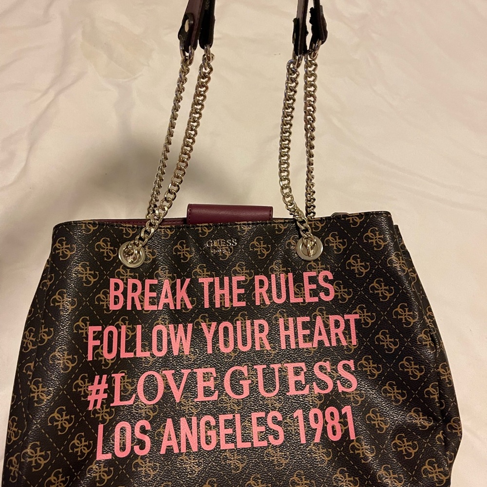 GUESS AUTHENTIC BAG . Lots of space ! NEW NEVER